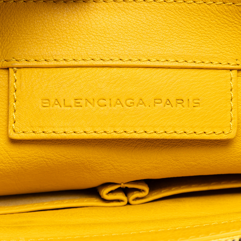 Pre-Loved Balenciaga Leather Papier Wristlet Clutch - Picture 5 of 8